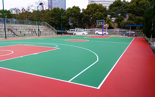 塑胶篮球场施工