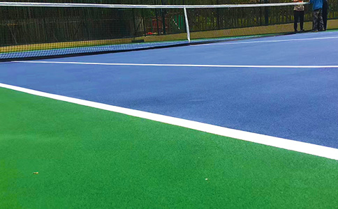 硅pu网球场