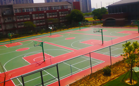 塑胶篮球场厂家产品