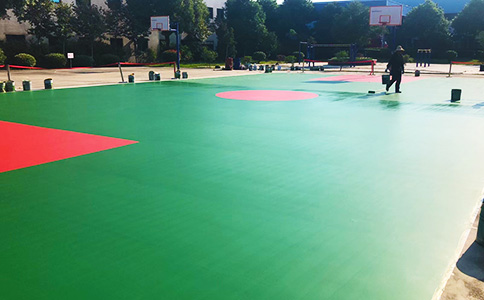 篮球场施工